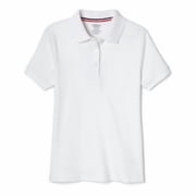 French Toast Girls School Uniform Short Sleeve Picot Collar Interlock Polo Shirt