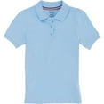 thumbnail image 1 of French Toast Girls School Uniform Short Sleeve Ruffle Pique Polo Shirt, 1 of 7