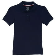 FRENCH TOAST Girls School Uniform Short Sleeve Ruffle Pique Polo Shirt