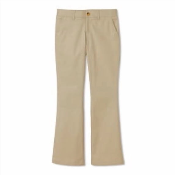 French Toast Girls School Uniform Stretch Twill Bootcit Leg Pants, Sizes 4-20