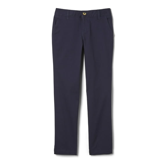 French Toast Girls School Uniform Stretch Twill Straight Leg Pants, Sizes 4-20 & Plus