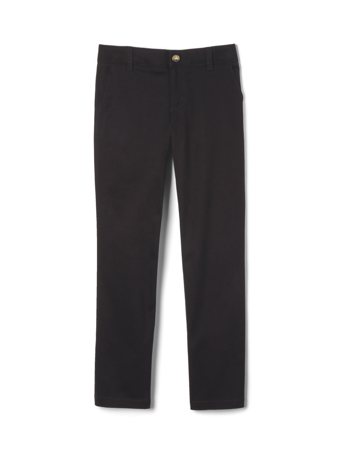 Girls School Uniform Stretch Twill Straight Leg Pants, Sizes 4-20 & Plus