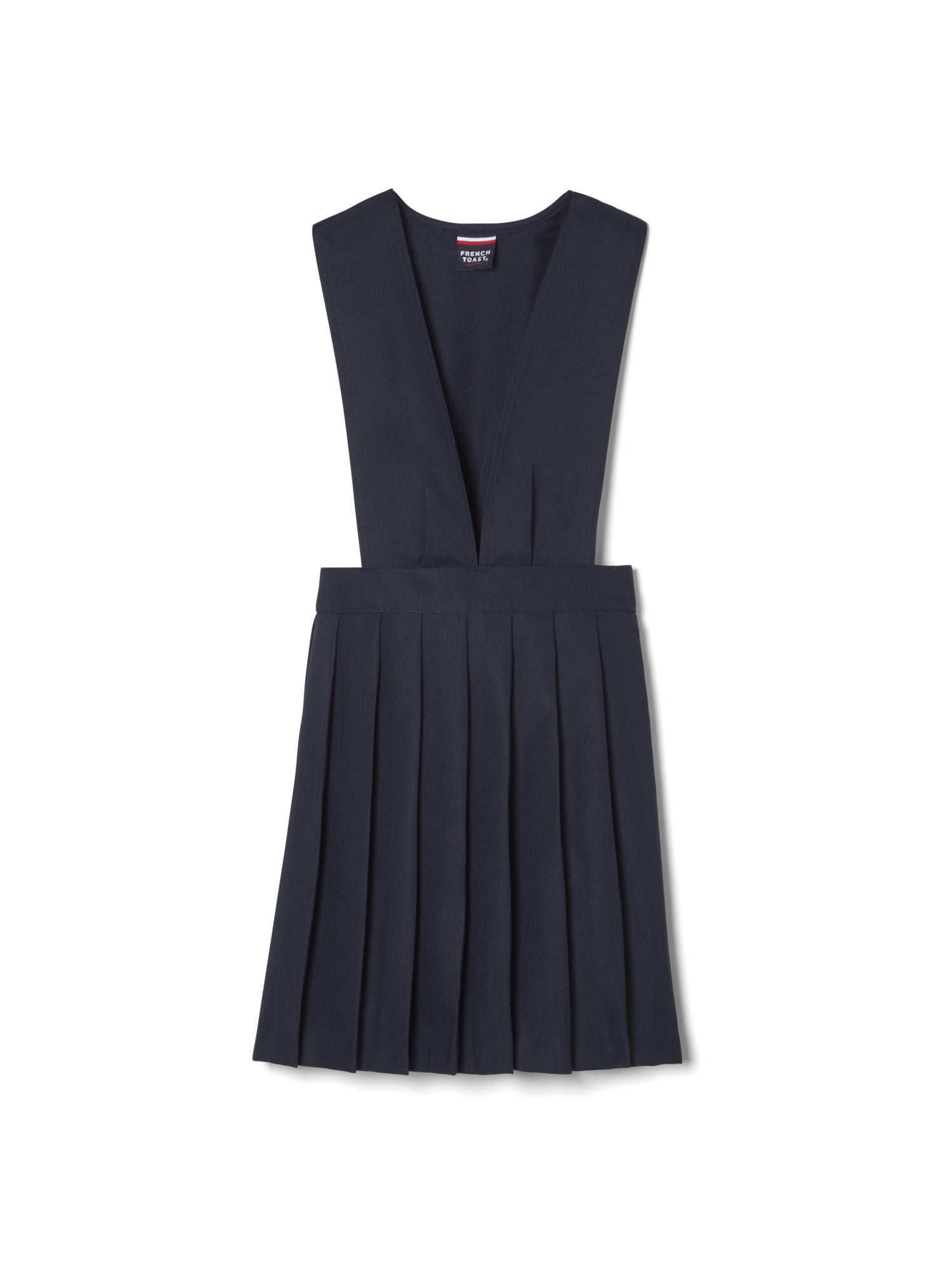 French Toast Girls School Uniform V-Neck Pleated Jumper, Sizes 4-20 & Plus