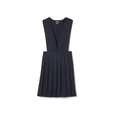 French Toast Girls School Uniform V-Neck Pleated Jumper, Sizes 4-20 & Plus