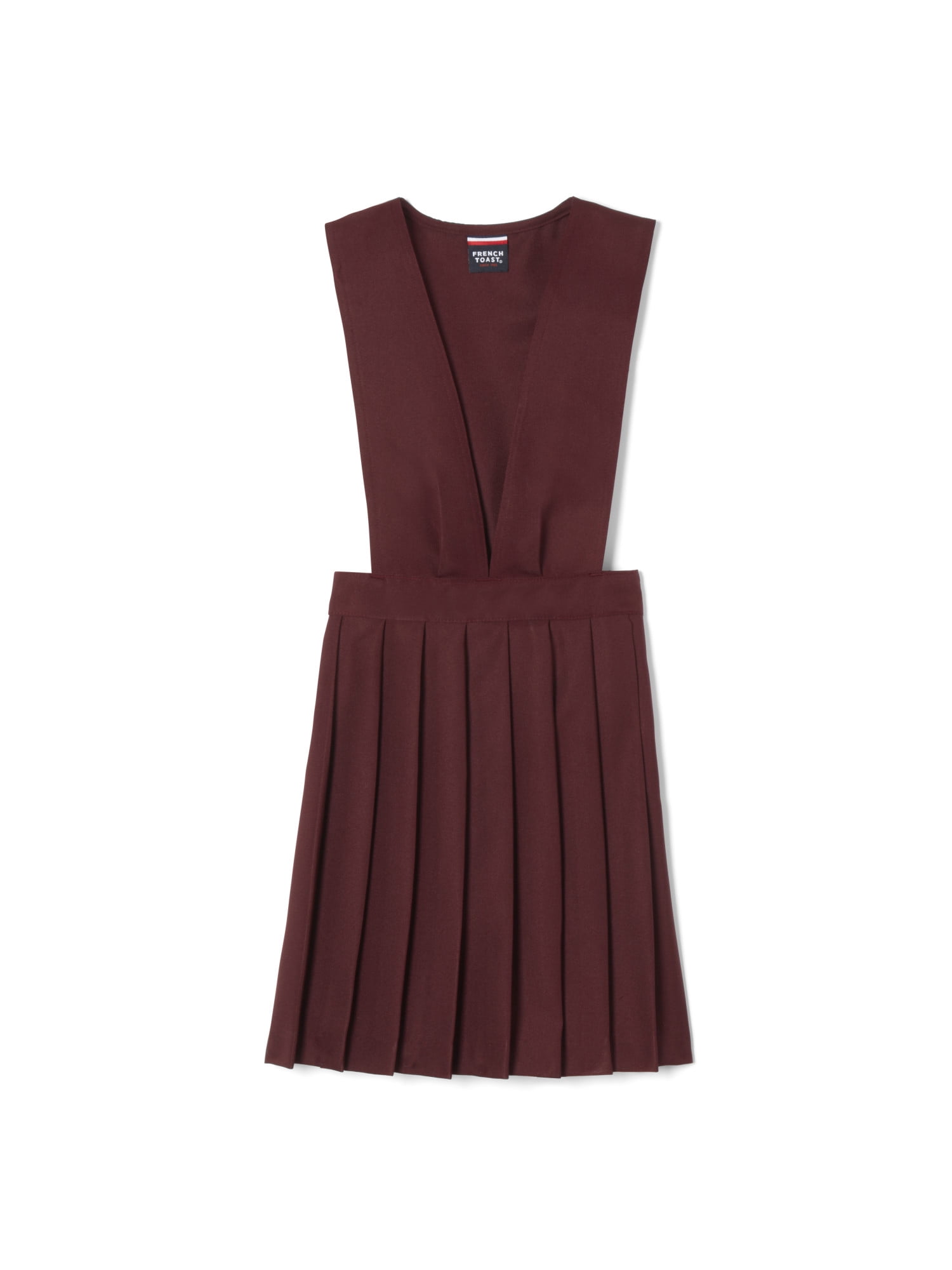 French Toast Girls School Uniform V Neck Pleated Jumper Sizes 4