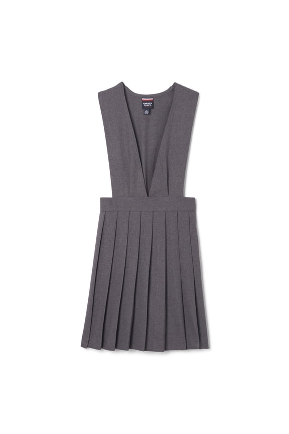 Girls School Uniform V-Neck Pleated Jumper, Sizes 4-20 & Plus