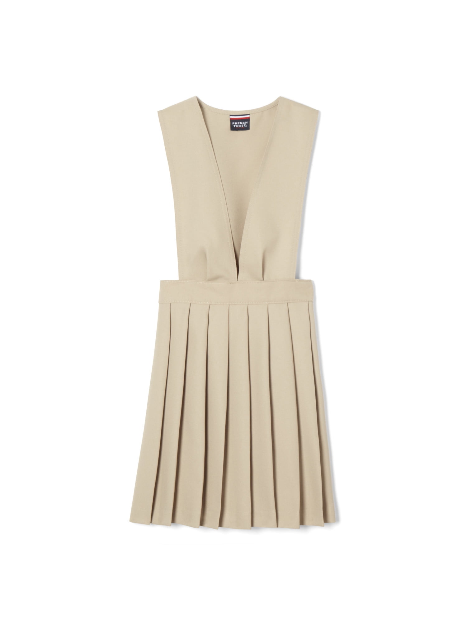 French Toast Girls School Uniform VNeck Pleated Jumper, Sizes 420