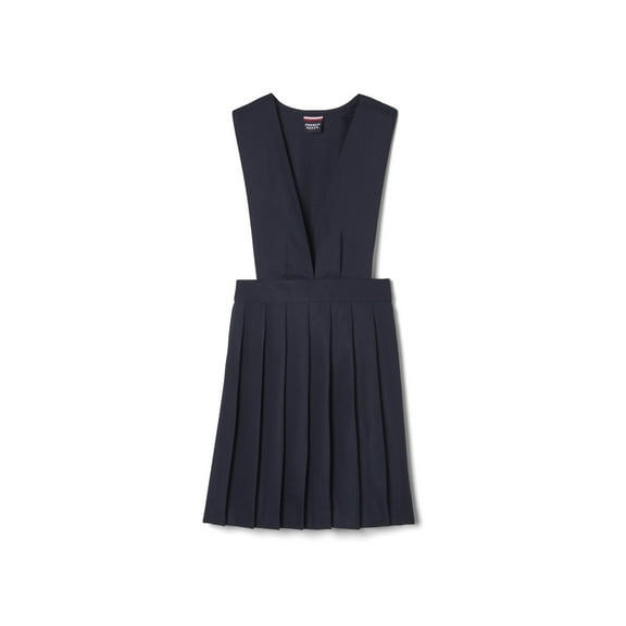 French Toast Girls School Uniform V-Neck Pleated Jumper, Sizes 4-20 & Plus