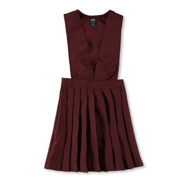 French Toast Girls School Uniform V-Neck Pleated Jumper, Sizes 4-20 & Plus