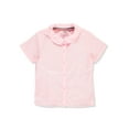 thumbnail image 1 of French Toast Girls Short Sleeve Peter Pan Collar Blouse Pink / 4, 1 of 2