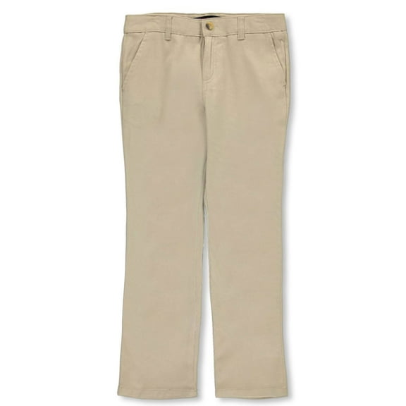 French Toast Girls' Straight Leg Pants - khaki, 6x (Little Girls)