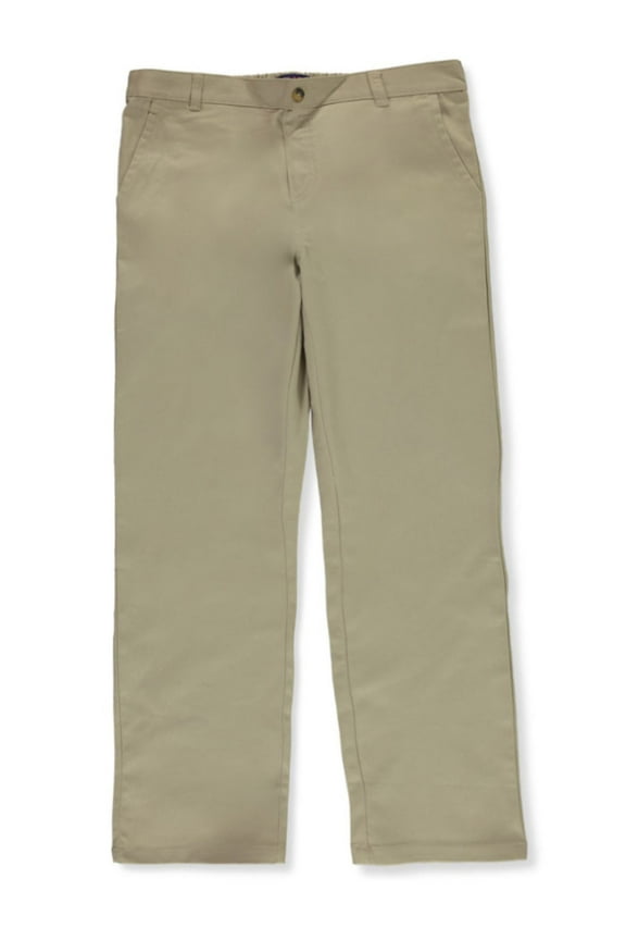 Girls' Straight Leg Pull-On Uniform Pants Color: khaki Size: 4t