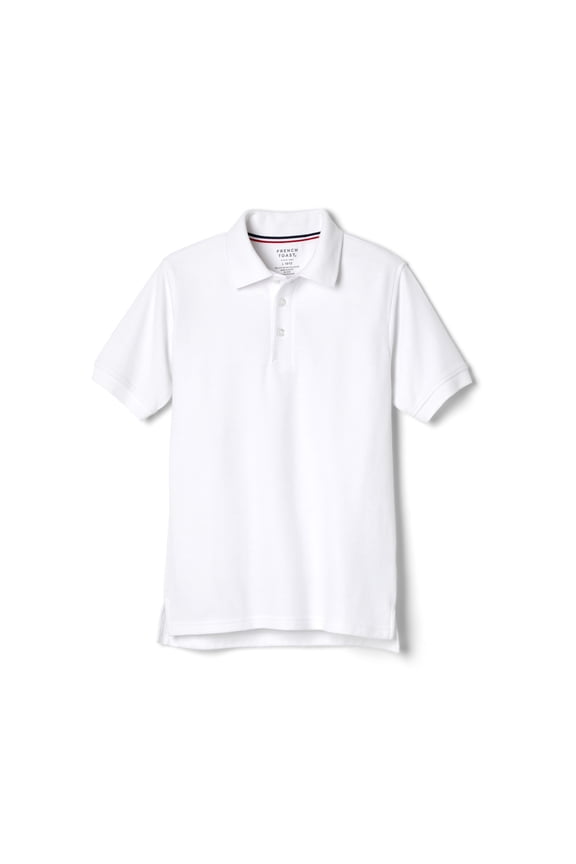 Husky Boys' Pique Polo Shirt - white, 14 - 16 (Big Boys)