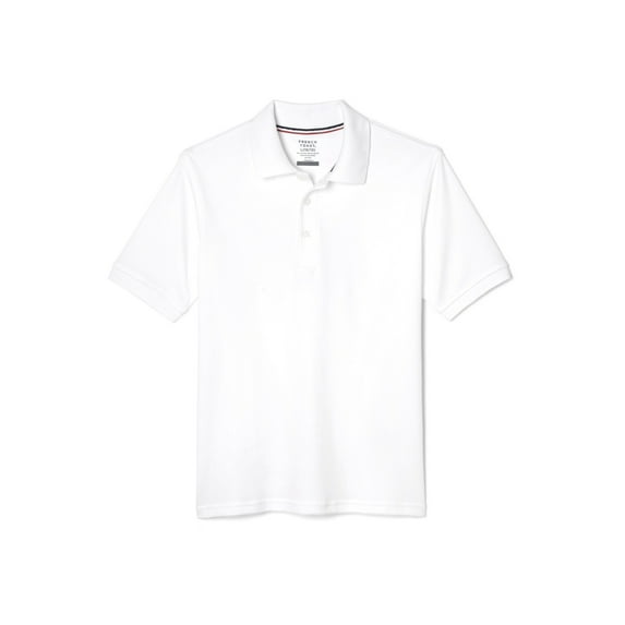 French Toast Husky Boys School Uniform Short Sleeve Interlock Polo Shirt (Husky)