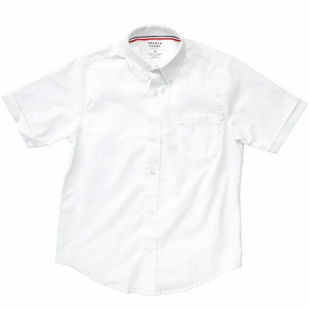 French Toast Husky Boys School Uniform Short Sleeve Oxford Shirt, Sizes ...