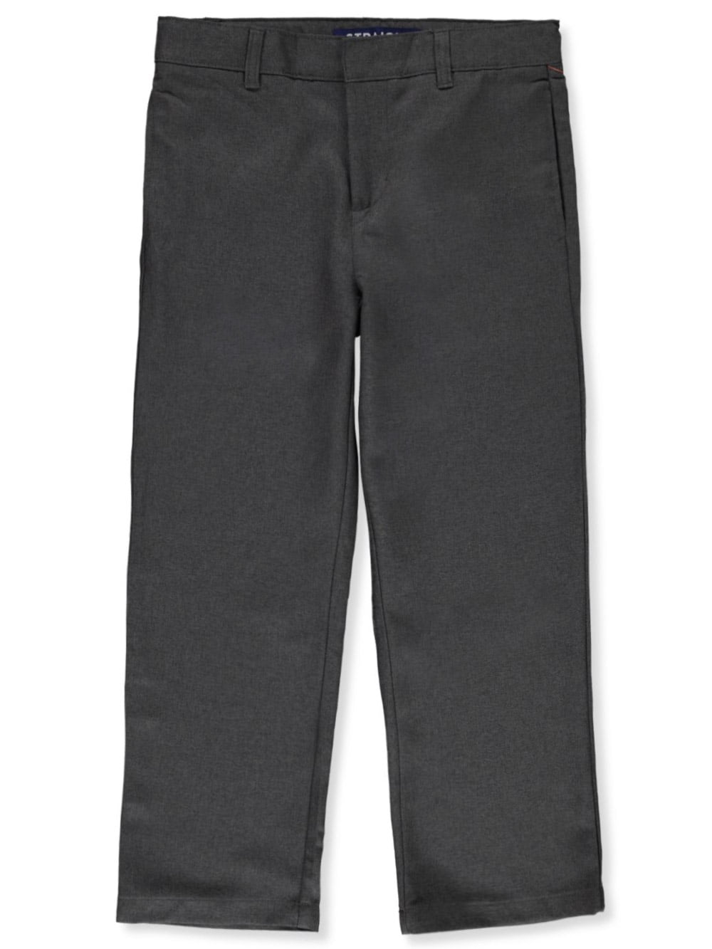 French Toast Husky Boys' Straight Dress Pants gray, 16 husky (Big
