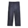 thumbnail image 1 of French Toast Little Boys’ Pleated Wrinkle No More Double Knee Pants (Sizes 4 - 7) Color: navy Size: 4, 1 of 1