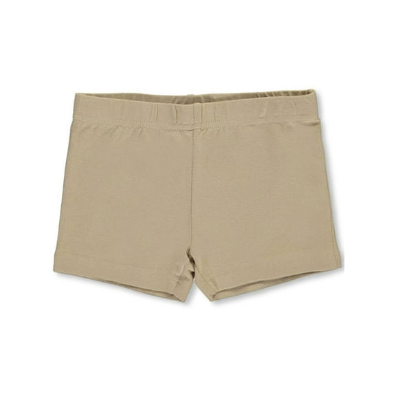 French Toast Big Girls’ Bike Shorts (Sizes 7 – 20) Color: khaki Size: 4 - 5