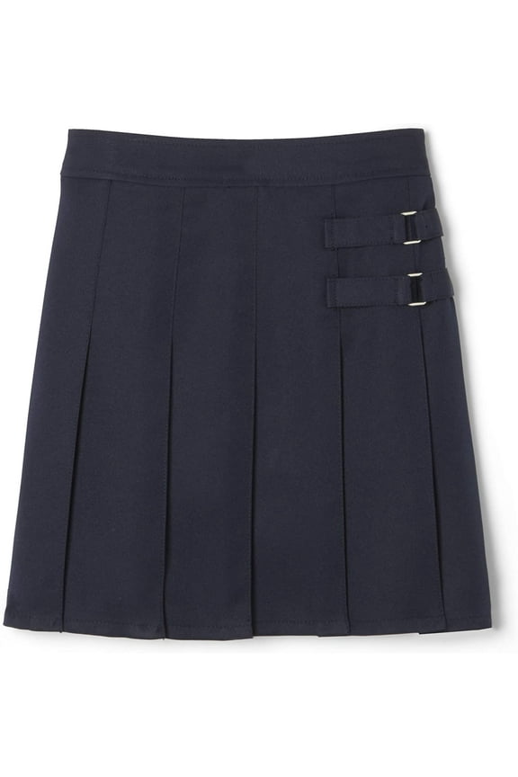 Little Girls' Pleated Scooter with Side Buckle Accent (Sizes 4 - 6X)