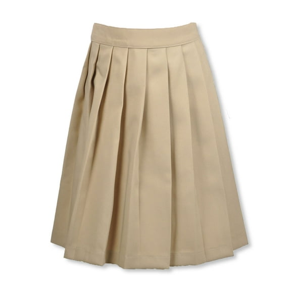 French Toast Big Girls’ Pleated Skirt (Sizes 4 - 20) Color: khaki Size: 6x