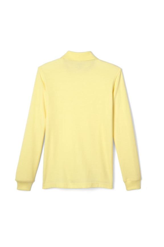 Long Sleeve Pique Polo Shirt (Toddler Boys)