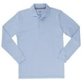 thumbnail image 1 of French Toast Long Sleeve Pique Polo(Toddler Sizes) Boys Blue 4T, 1 of 2