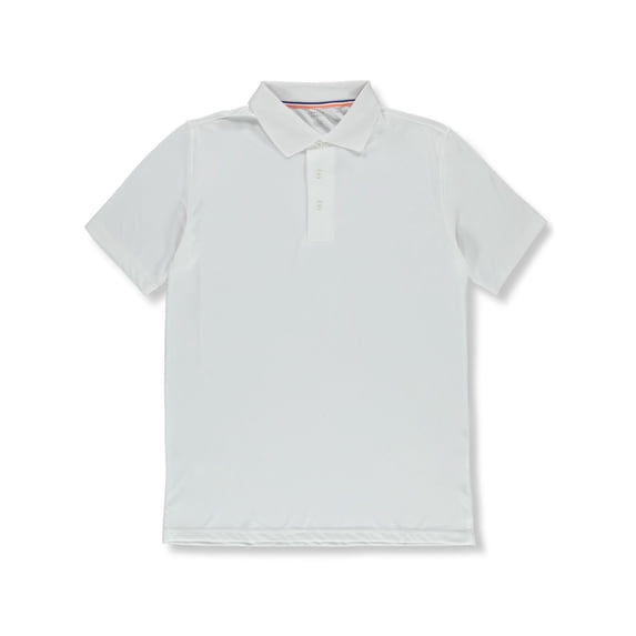 French Toast Men's S/S Sport Polo Color: white Size: m