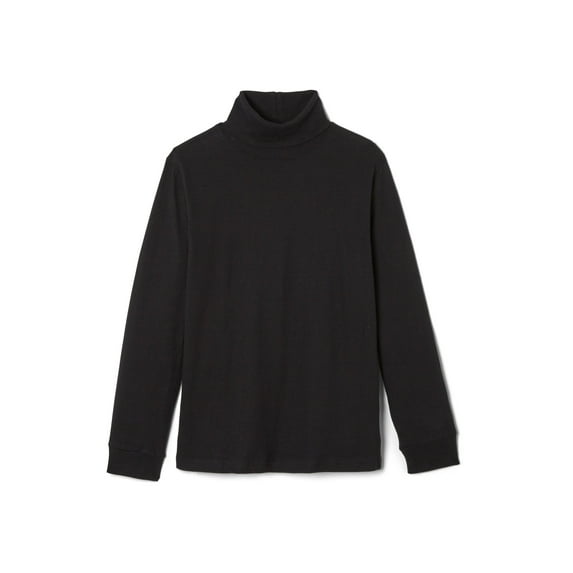 French Toast School Uniform Boys 8-16 Turtleneck Black