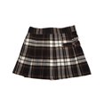 thumbnail image 1 of French Toast School Uniform Girls Regular & Plus Sizes Pleat Plaid Scooter Skirt, 35136 brown plaid / 4, 1 of 7