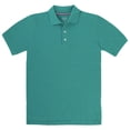 thumbnail image 1 of French Toast School Uniform Unisex Short Sleeve Pique Polo Shirt, 31908 Teal / 18, 1 of 3