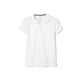 thumbnail image 1 of French Toast Short Sleeve Cotton Peter Pan Collar Polos (Girl's), 1 of 3