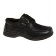 thumbnail image 1 of French Toast Toddler Boys Faux Leather Buckle Comfort School Shoes - Black, 10, 1 of 7