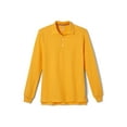 thumbnail image 1 of French Toast Toddler Boys School Uniform Long Sleeve Pique Polo Shirt, 1 of 2