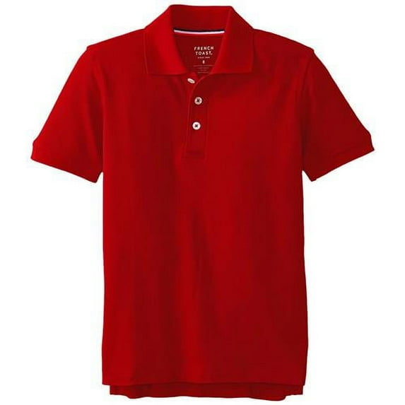French Toast Toddler Boys School Uniform Short Sleeve Pique Polo Shirt