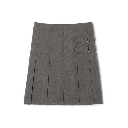 French Toast Toddler Girls School Uniform Adjustable Waist 2-Tab Scooter Skirt