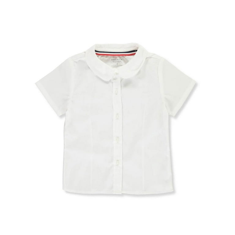 white collar school uniform shirt