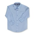 thumbnail image 1 of French Toast Big Boys' L/S Unisex Button-Down Shirt (Sizes 8 - 20) - blue, 20, 1 of 1