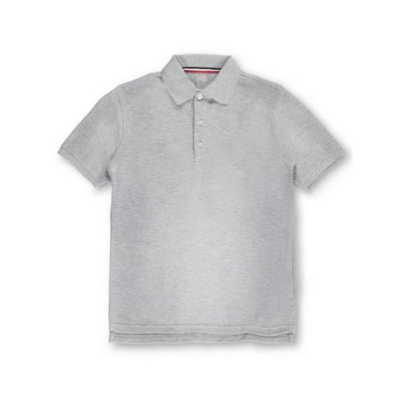 French Toast Unisex S/S Pique Polo (Sizes 2T - 7) - gray, 3t (Toddler)