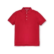 French Toast Unisex S/S Pique Polo Color: red Size: 4t