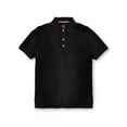 thumbnail image 1 of French Toast Unisex S/S Pique Polo Color: black Size: 8, 1 of 1