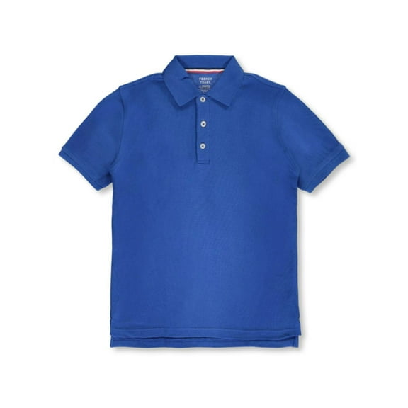 French Toast Unisex S/S Pique Polo Color: royal Size: 8