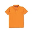 thumbnail image 1 of French Toast Unisex S/S Pique Polo Color: sunset orange Size: 10 - 12, 1 of 2