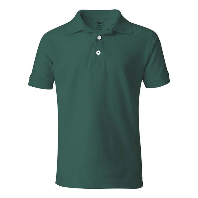 French Toast Unisex S/S Pique Polo - green, 2t (Toddler)