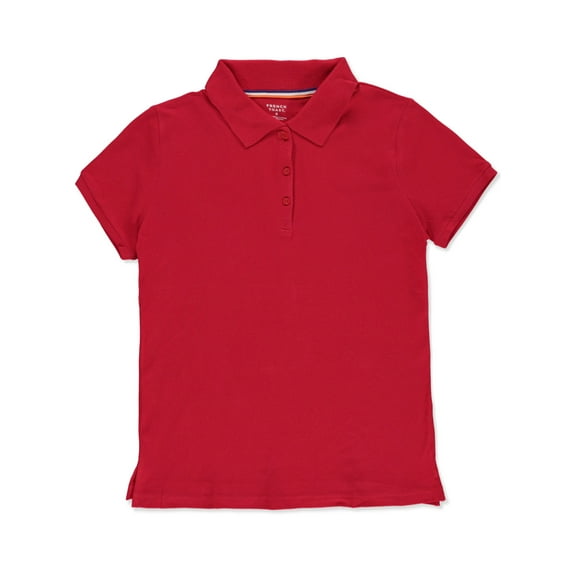 French Toast Women's Stretch Pique Polo Color: red Size: xl