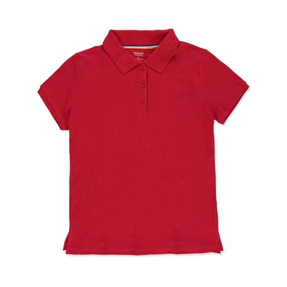 French Toast Women's Stretch Pique Polo Color: red Size: s