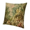 thumbnail image 1 of French Toile Decorative Pillow Cases Brown Couch Cushion for Sofa, 1 of 5