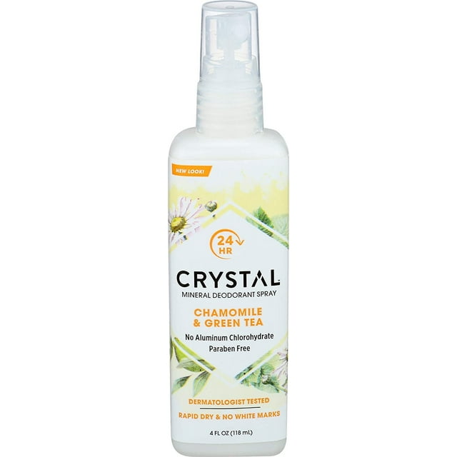 French Transit Crystal Essence Mineral Deodorant Body Spray, Chamomile