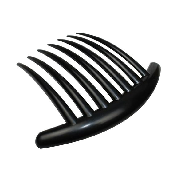 Black/Coffee French Twist 7 Teeth Hair Comb Unbreakable Good Grip Hair Side Combs for Women & Girls Hair Accessories