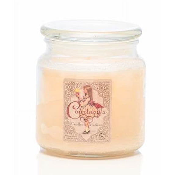 French Vanilla - Courtneys Candles Maximum Scented 16oz Jar Candle