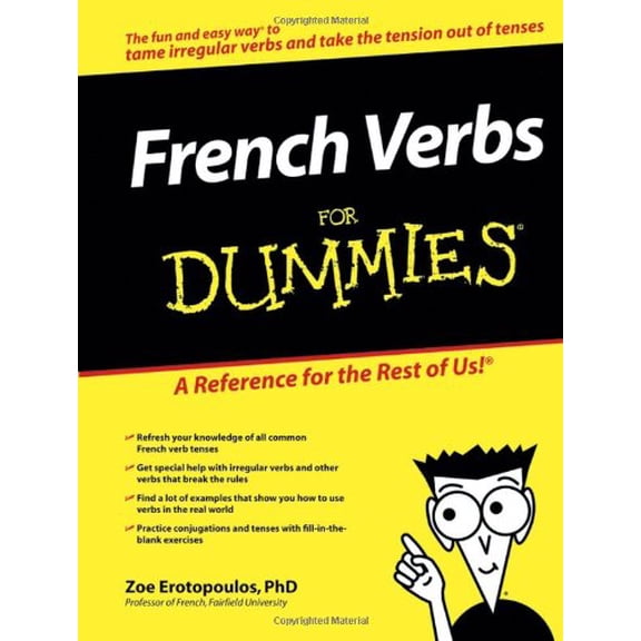 Pre-Owned French Verbs for Dummies (Paperback) by Erotopoulos